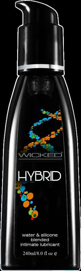 Ultimate Pleasure Fusion Wicked Hybrid Lube 8 Oz Unveiled Wicked Lubes Vibrators