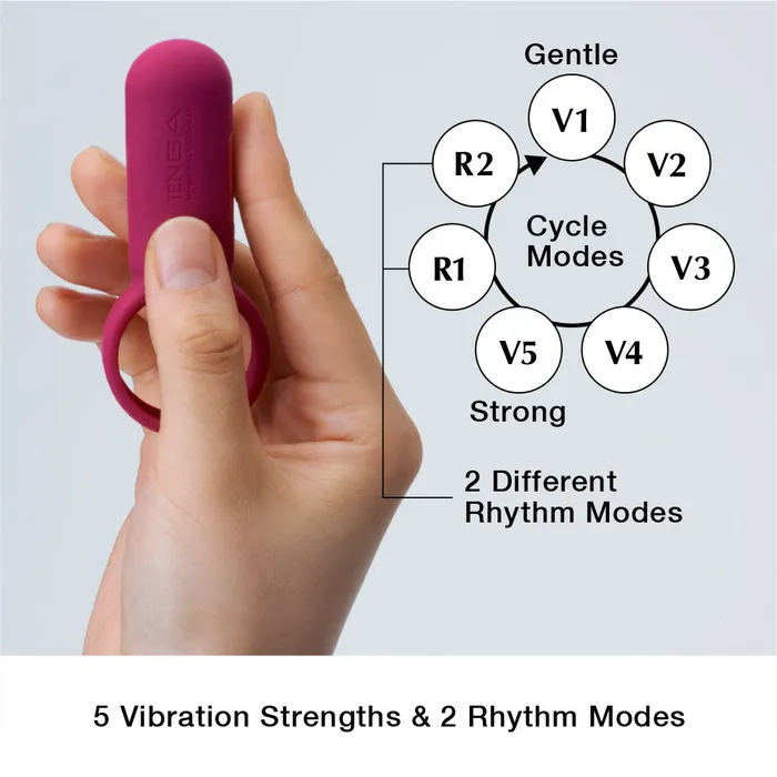 TENGA Vibrators TENGA SVR Carmine