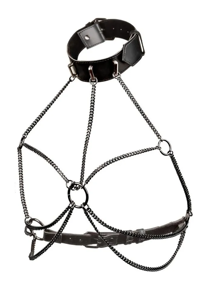 Euphoria Vibrators Euphoria Collection Multi Chain Collar Harness