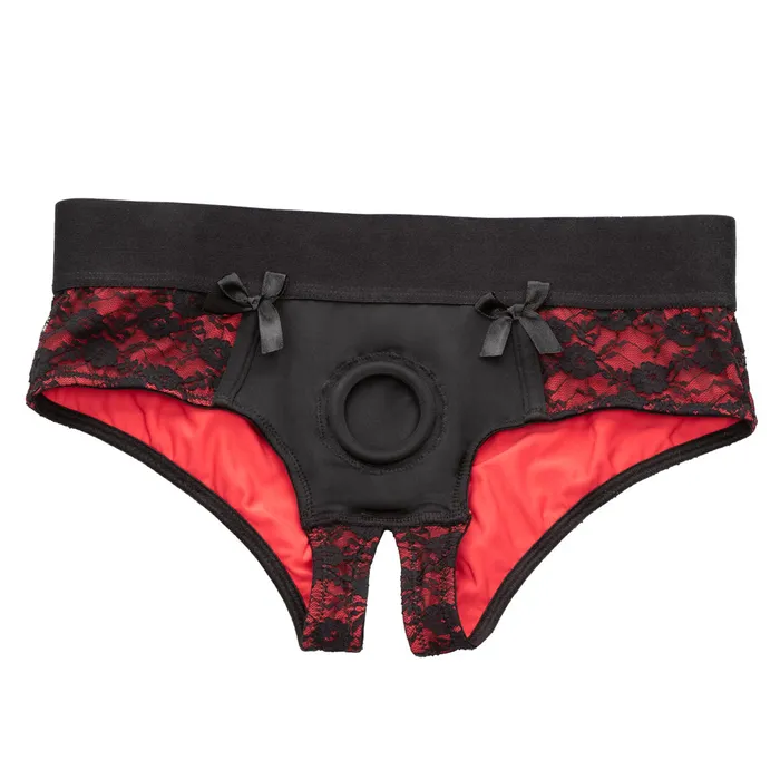 California Exotics Female Sex Toys Scandal Crotchless Pegging Panty Set