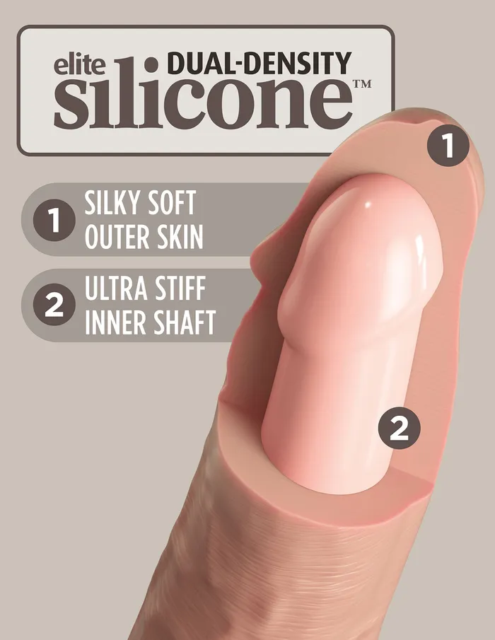 Dildos King Cock Elite 10 Inch Dual Density Silicone Cock Light Pipedream Dildos King Cock Elite 10 Inch Dual Density Silicone Cock Light Pipedream