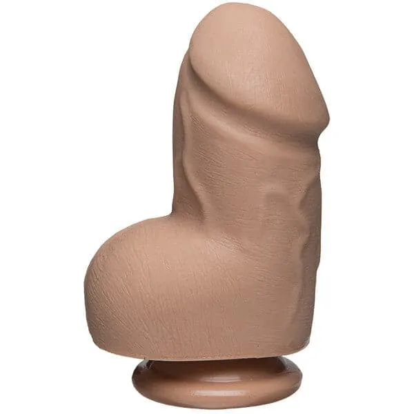 Doc Johnson Dildos The D Fat D 6 Inch Vanilla Dildo With Balls