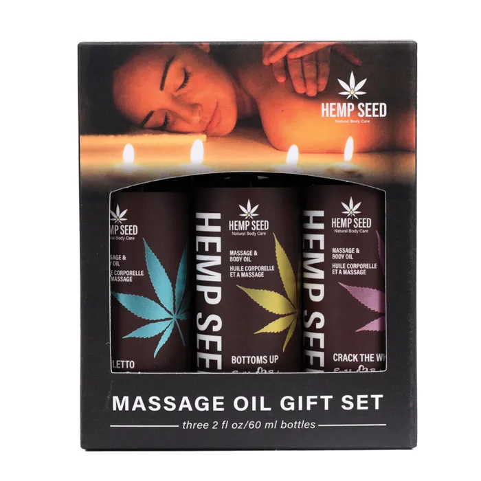 Hemp Seed Massage Oil Valentine Gift Set 3 Pack 2oz Bottles Earthly Body Enhancers Hemp Seed Massage Oil Valentine Gift Set 3 Pack 2oz Bottles Earthly Body Enhancers