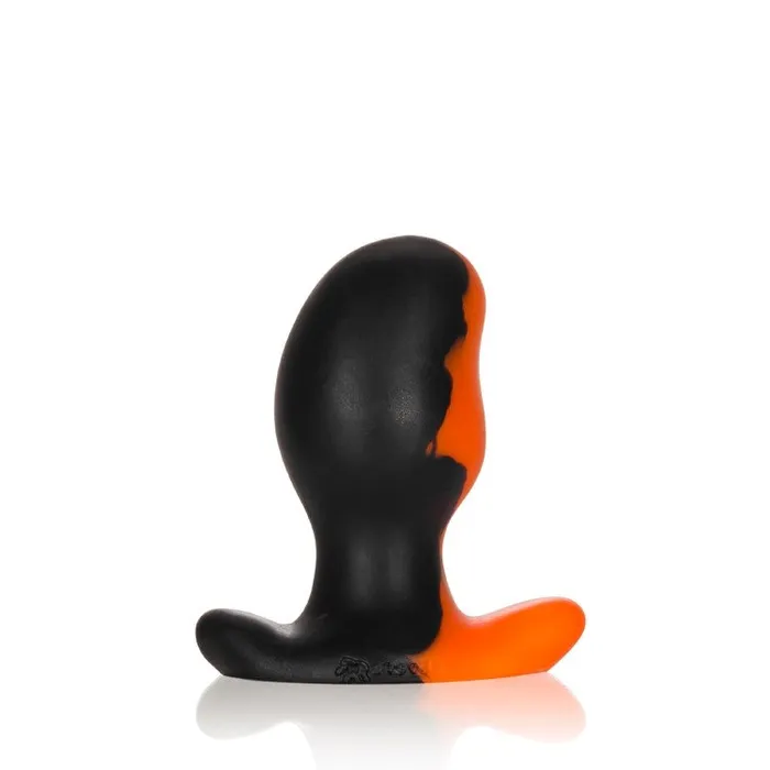 OXBALLS Anal ERGO buttplug BLACK ORANGE SWIRL MEDIUM