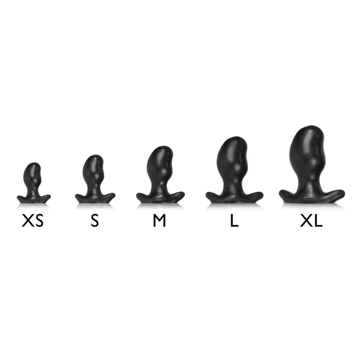 OXBALLS Anal ERGO buttplug BLACK ORANGE SWIRL MEDIUM