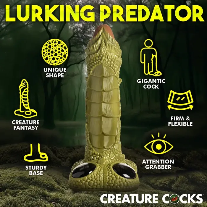 Scaly Swamp Monster 3 Foot Giant Dildo Creature Cocks Dildos