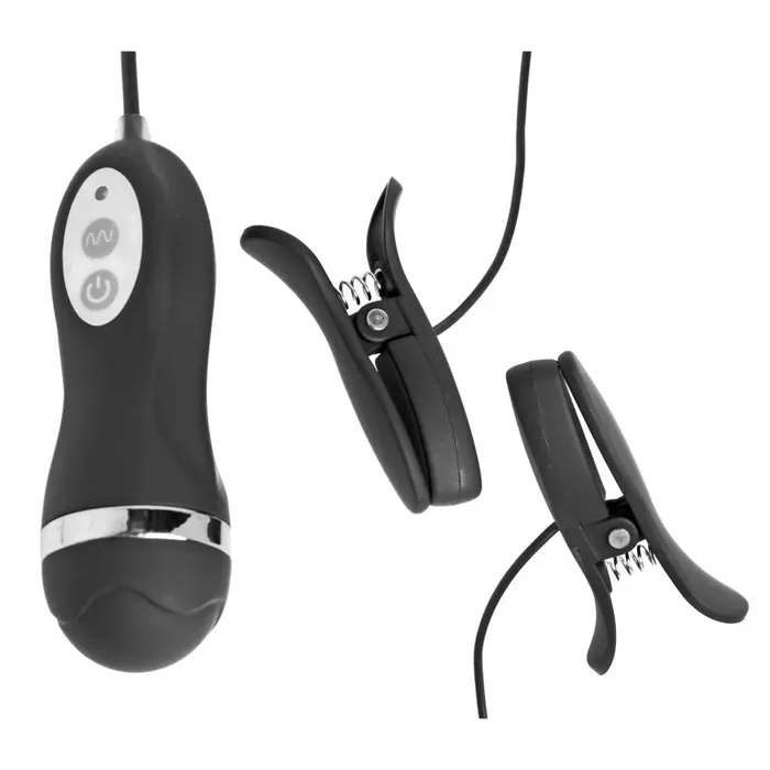 XR Brands Male Sex Toys Power Pinchers 10 Mode Vibrating Nipple Clamps XR Brands Male Sex Toys Power Pinchers 10 Mode Vibrating Nipple Clamps