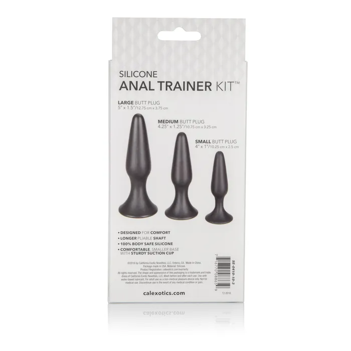 Anal Calexotics Fun Silicone Anal Trainer Kit for Playful Adventures