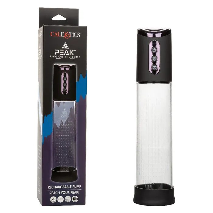 Anal CalExotics Peak Rechargeable Pump Blackclear Anal CalExotics Peak Rechargeable Pump Blackclear