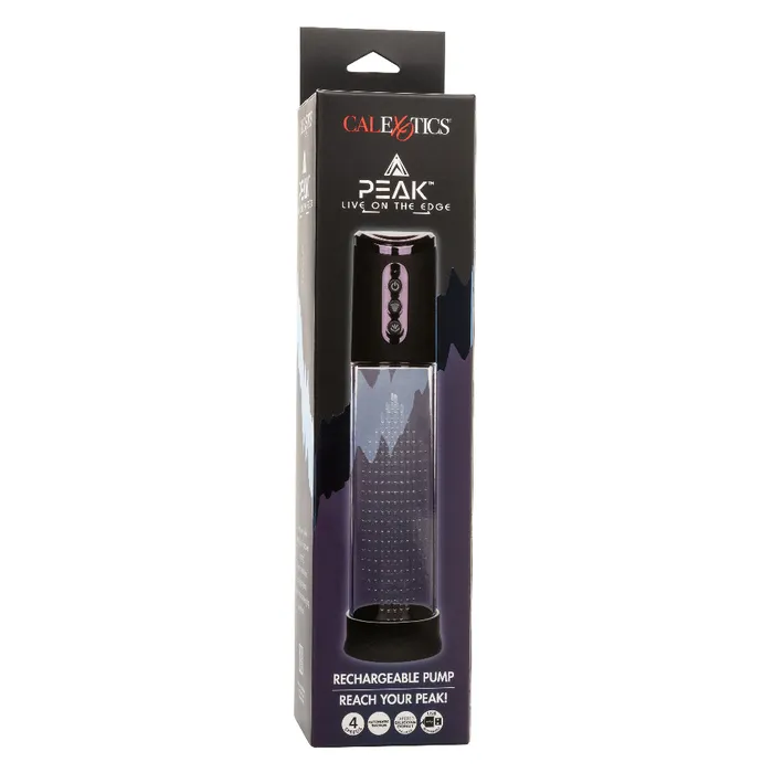 Anal CalExotics Peak Rechargeable Pump Blackclear Anal CalExotics Peak Rechargeable Pump Blackclear