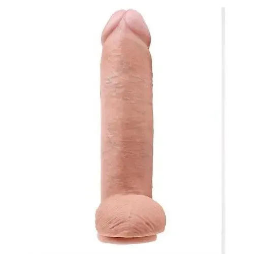 King Cock 12 Inch Cock With Balls Flesh Pipedream Dildos
