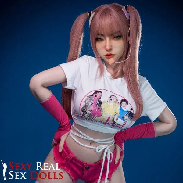 163cm 5ft4 ReadytoShip Full Silicone with Movable Jaw Aime Cosplayer Doll Europe Stock SY Dolls Male Sex Toys