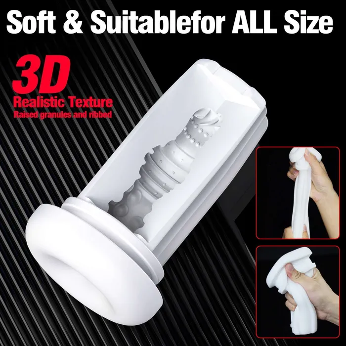 lurevibe Male Sex Toys 007 PRO 9Frequency Suction 9Frequency Vibration Heating and SoundEnabled Male Masturbator