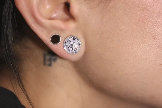 Anal Double Flare Stainless Steel Bling Plug Price Per Pair Painful Pleasures