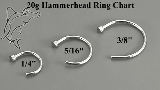 Dildos 20g Stainless Steel Nose Hoop Painful Pleasures