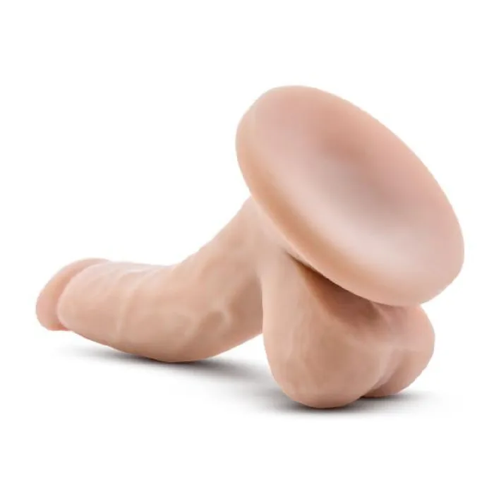 Dildos Blush Dr Skin 4 Inch Mini Cock Dildo with Balls Vanilla for Beginners