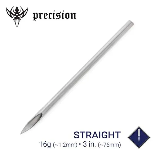 Female Sex Toys 16g Sterilized 3 Body Piercing Needles Box of 100 Precision Needles
