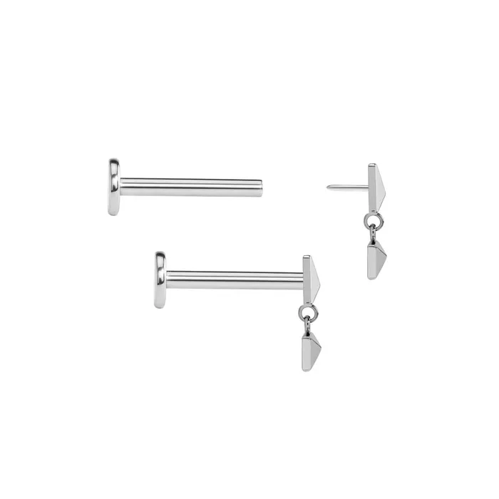 Female Sex Toys Painful Pleasures Tilum Simplicity Dangling Stud Titanium Threadless End Price Per 1
