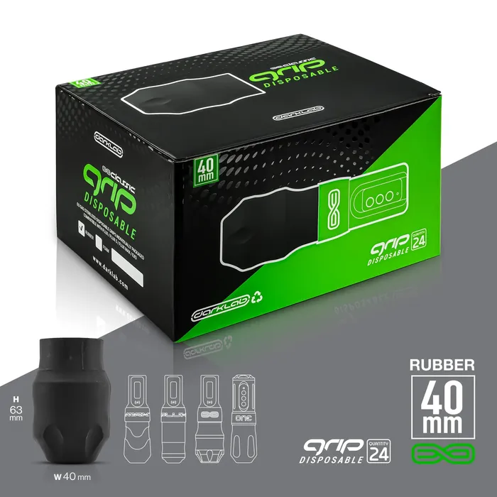 FK Irons Anal FK Irons EXO Rubber 40mm Disposable Tattoo Grips Black Box of 24 FK Irons Anal FK Irons EXO Rubber 40mm Disposable Tattoo Grips Black Box of 24