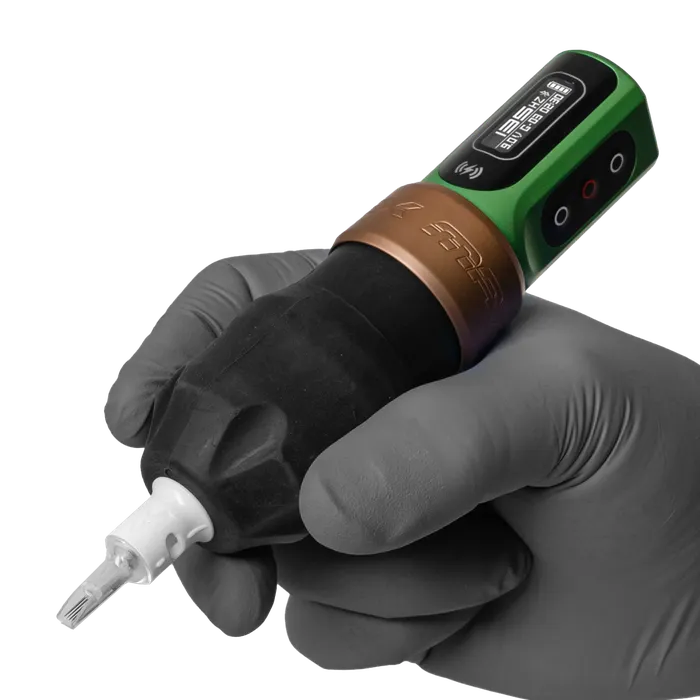 FK Irons Anal FK Irons EXO Rubber 40mm Disposable Tattoo Grips Black Box of 24