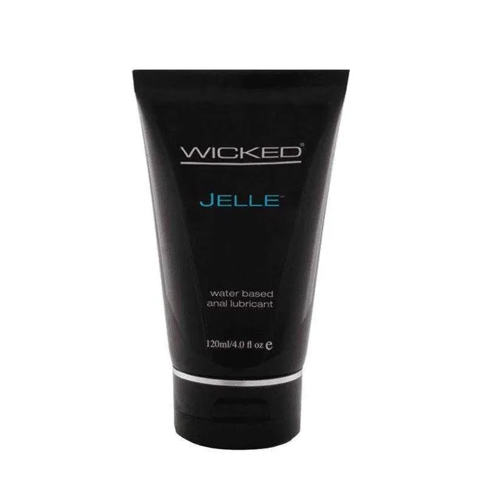 Lubricants Wicked SBO Pictures Inc Wicked Jelle Anal Lubricant 4 oz 120 ml