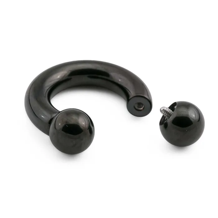 Male Sex Toys 2g Internal Blackout Steel Circular Barbell Price Per 1 Painful Pleasures
