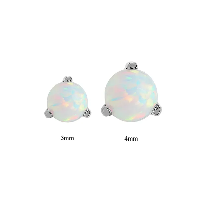 Male Sex Toys Tilum Tilum Titanium 18g16g Internal Pronged Opal Ball Price Per 1