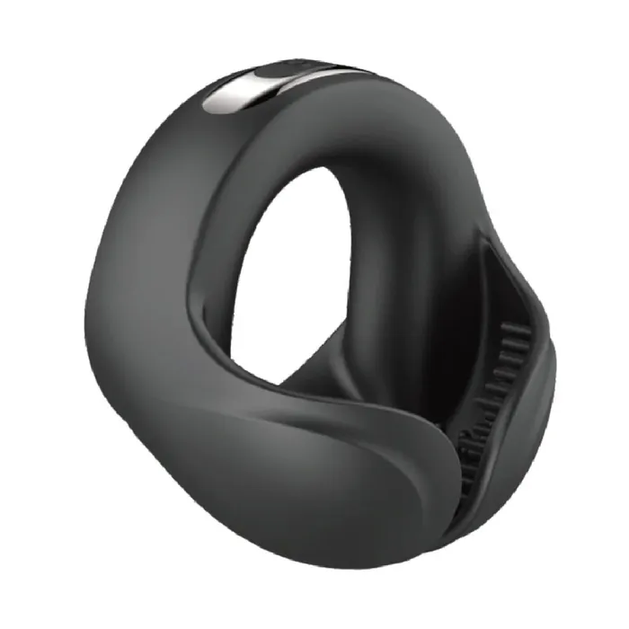 Nasstoys Male Sex Toys Cockpower Scrotum Hugger Vibrating Black Cock Ring