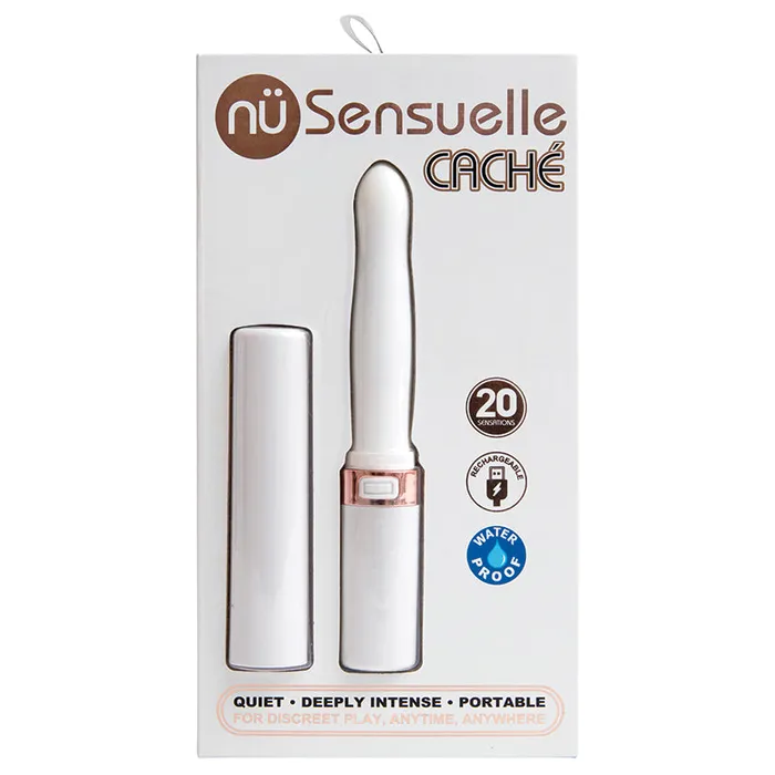 NU Sensuelle Vibrators NU Sensuelle Cache 20 Function Rechargeable Covered Vibe