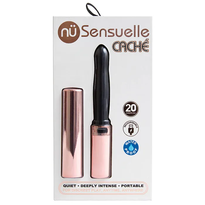 NU Sensuelle Vibrators NU Sensuelle Cache 20 Function Rechargeable Covered Vibe