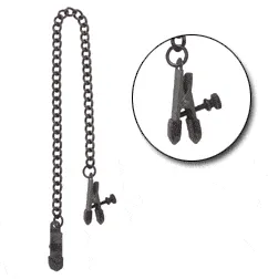 Spartacus Female Sex Toys Spartacus Blackline Adjustable Wide Alligator Nipple Clamps Spartacus Female Sex Toys Spartacus Blackline Adjustable Wide Alligator Nipple Clamps