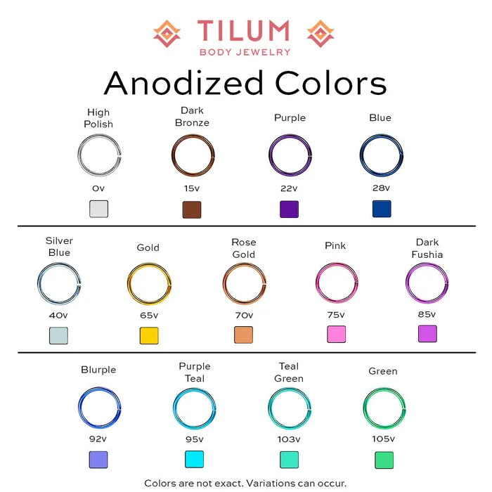 Tilum 14g12g Internally Threaded Square ProngSet 3mm Round Opal Top Price Per 1 Tilum Anal