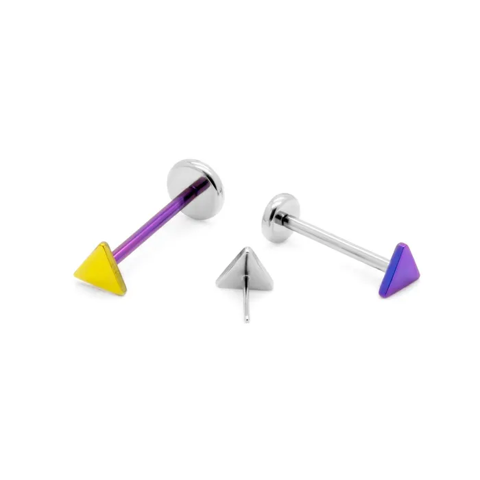 Tilum Titanium Triangle Threadless Top Price Per 1 Tilum Vibrators