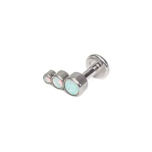 Tilum Vibrators Tilum 18g16g Internally Threaded Opal Tear Drop Cluster Top Price Per 1