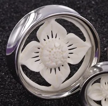 Vibrators Elementals Organics FLOWER Bone SYNTHESIS PLUGS 18mm 34mm Price Per 1