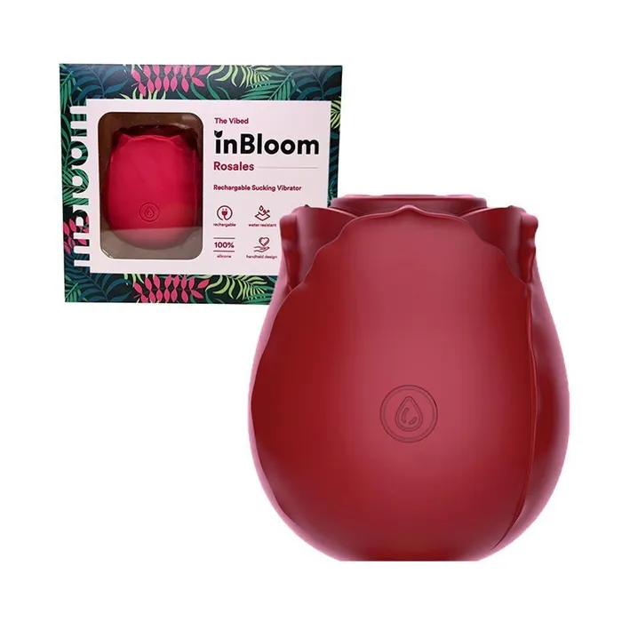 Vibrators inBloom inBloom Rosales Rose Sucking Vibrator Rechargeable 10Function