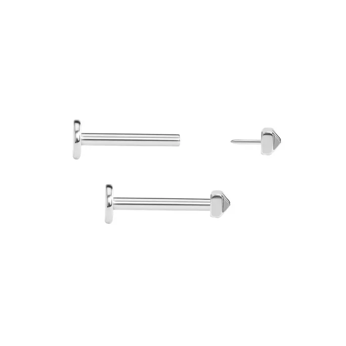 Vibrators Painful Pleasures Tilum Domino Titanium Threadless Top Price Per 1