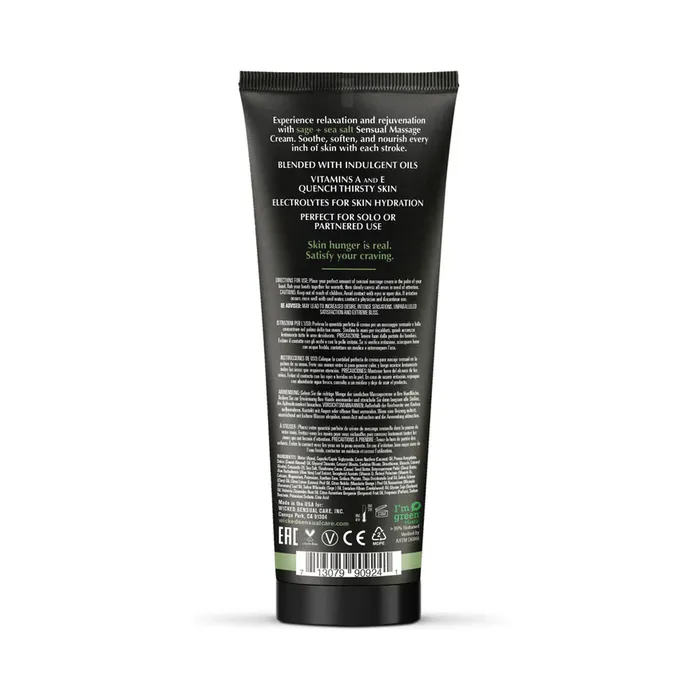 Wicked Lubes Couples Wicked Sensual Sage Sea Salt Massage Cream