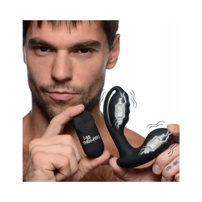 7x Power Pstim Hollow Silicone Prostate Plug Fairvillacom Male Sex Toys