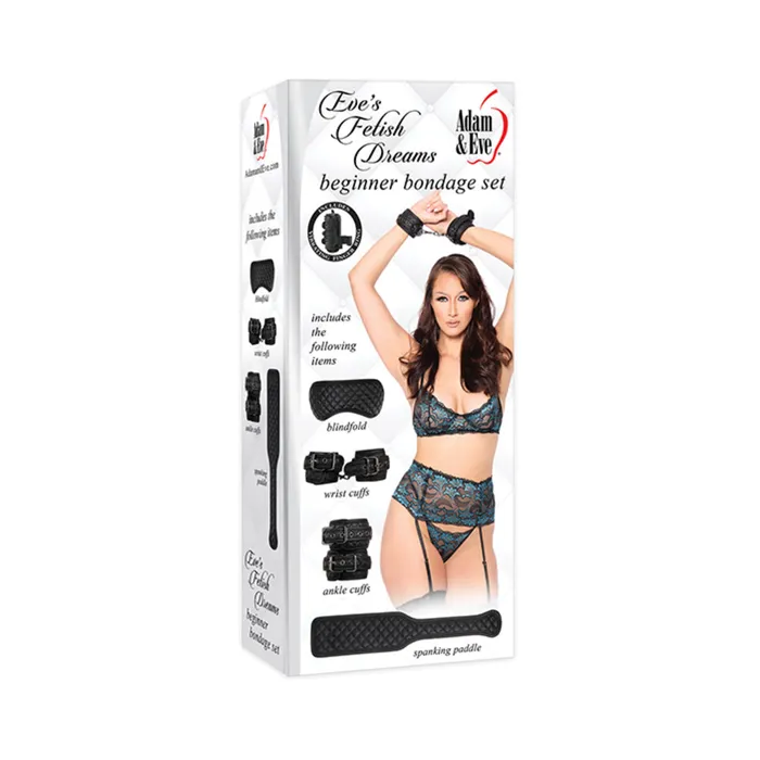 Adam Eves Fetish Dreams Beginner Bondage Set Black Fairvillacom Couples