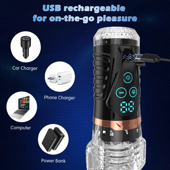 Amortoy Male Sex Toys Adult Male Masturbator with 9 Vibrating 9 Sucking Patterns Amortoy Male Sex Toys Adult Male Masturbator with 9 Vibrating 9 Sucking Patterns