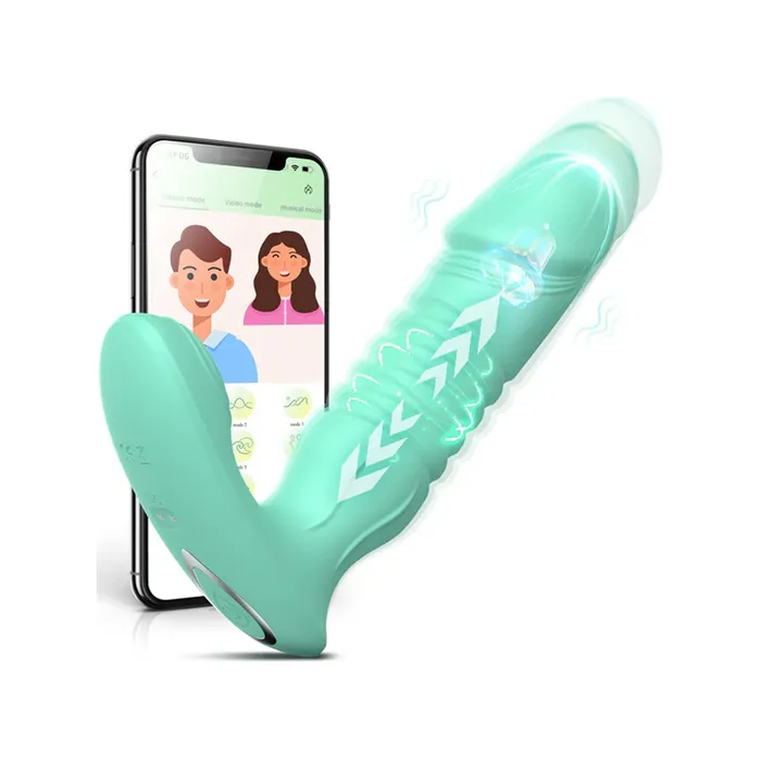 Amovibe Dildo G Spot Vibrator with Thrusting Functions Flexible Design Female Sex Toys Amovibe Dildo G Spot Vibrator with Thrusting Functions Flexible Design Female Sex Toys