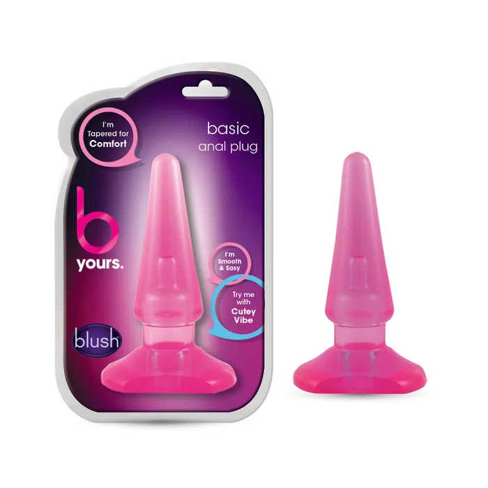 Anal Blush B Yours Basic Anal Plug Blue Fairvillacom