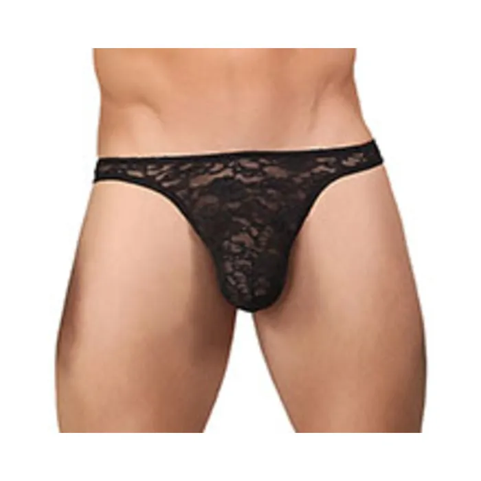 Anal Fairvillacom Bong Thong Stretch Lace Black SmallMedium