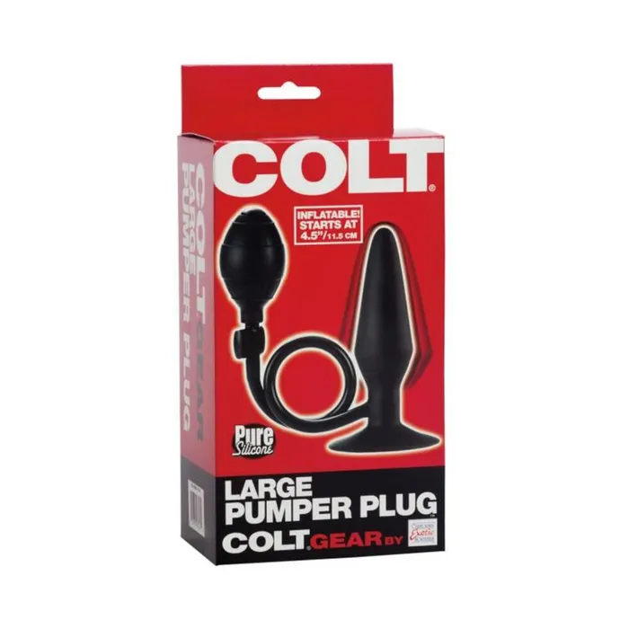 Anal Fairvillacom Colt Large Pumper Plug Butt Plug Black