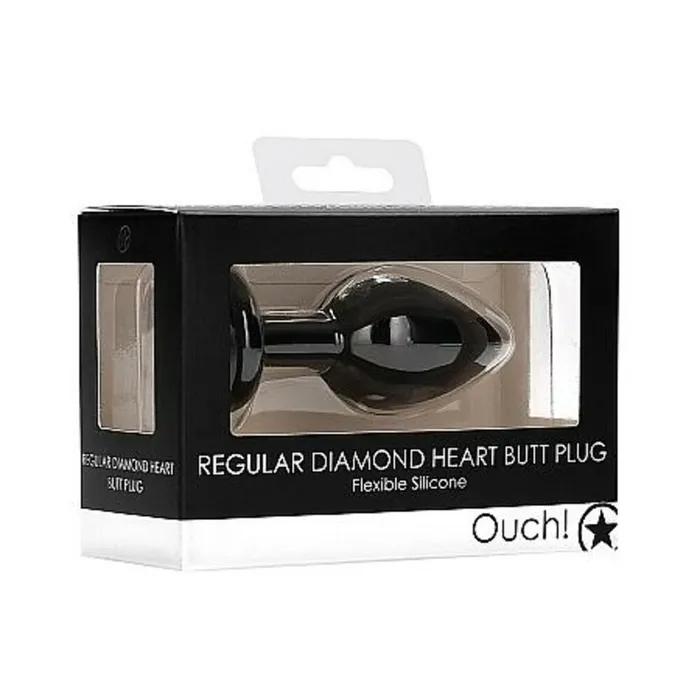 Anal Fairvillacom DIAMOND HEART BUTT PLUG BLACK REGULAR