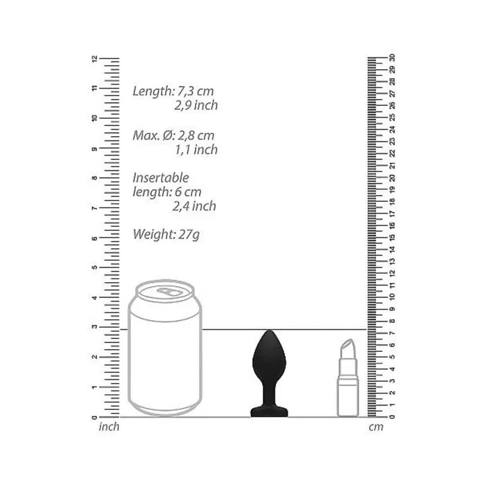 Anal Fairvillacom DIAMOND HEART BUTT PLUG BLACK REGULAR
