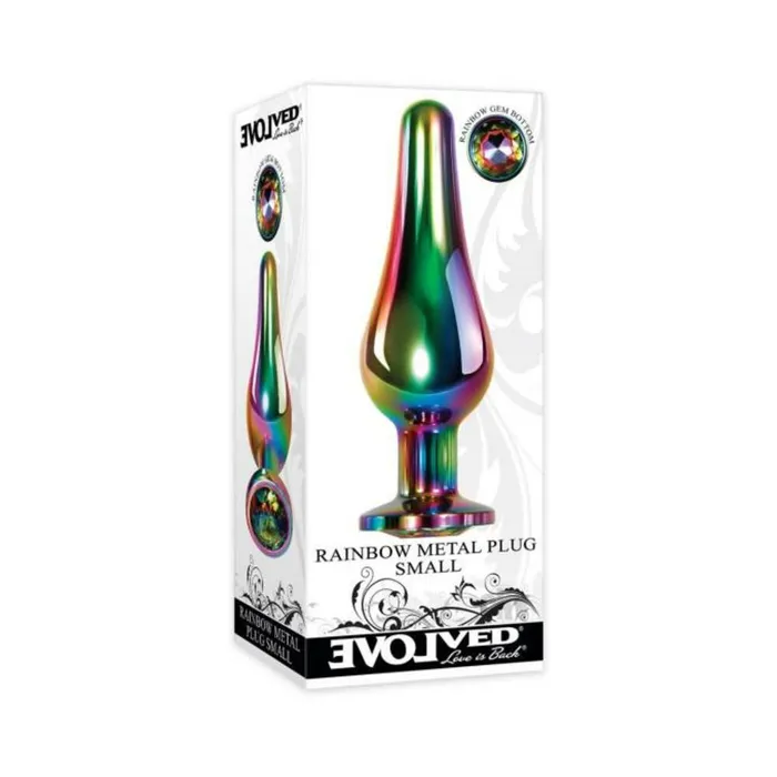 Anal Fairvillacom Evolved Rainbow Metal Plug Small