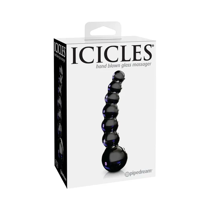 Anal Fairvillacom Icicles No 66 Glass Massager Black Anal Fairvillacom Icicles No 66 Glass Massager Black