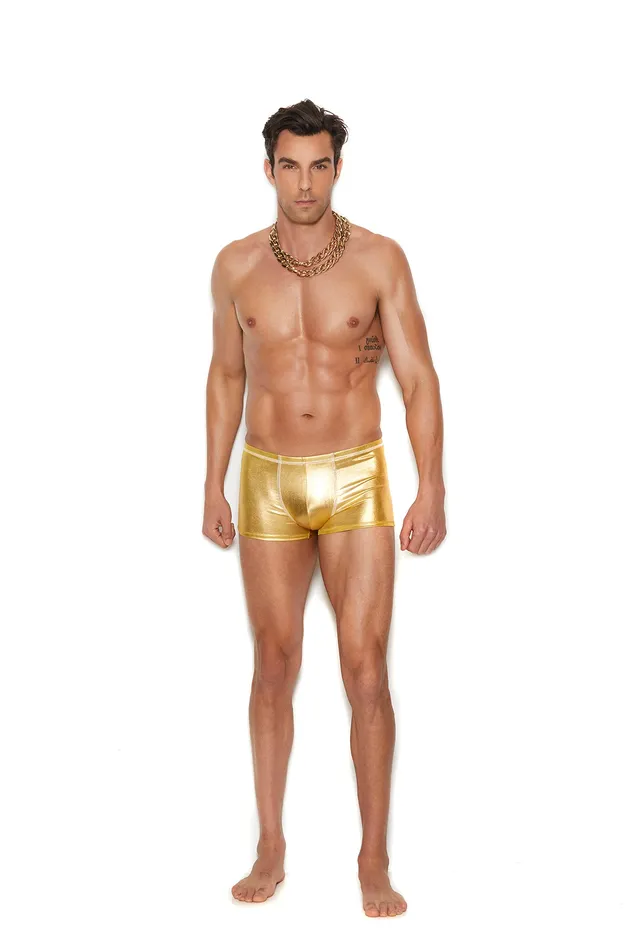 Anal Fairvillacom Mens Gold Lame Boxer Brief Smallmedium Gold